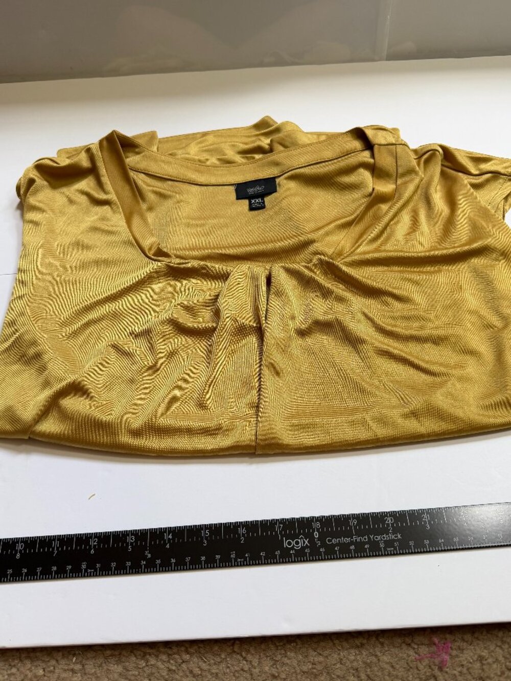 Mossimo Mustard Yellow Shell W 2X